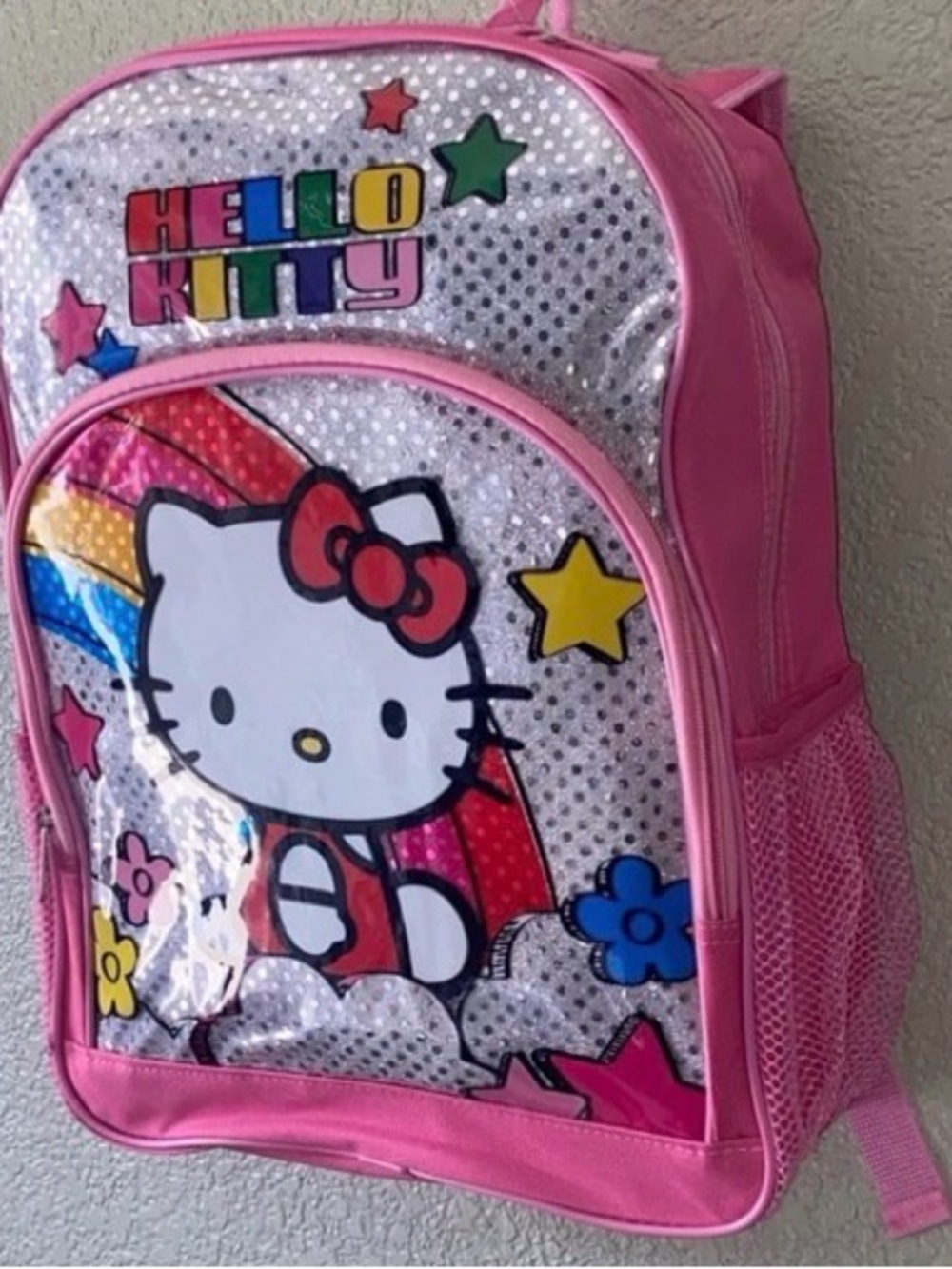 -Hello Kitty- Reinforced Large School Backpack 16”H x12”W NEW - Picture 3 of 5